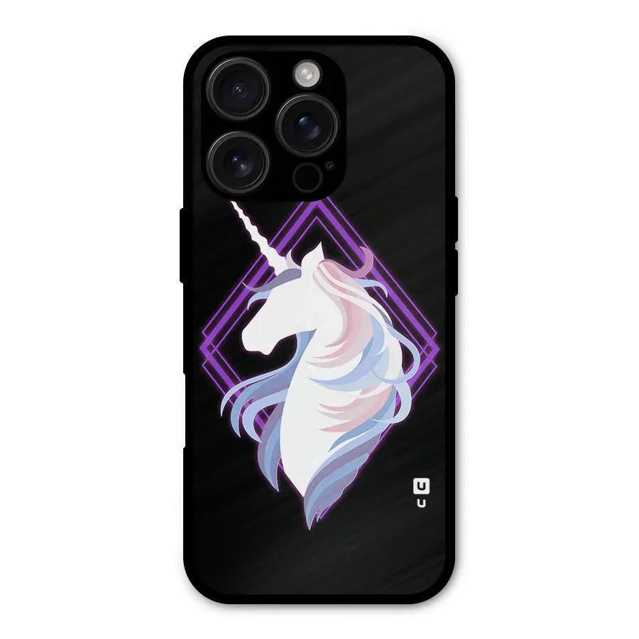 Cute Unicorn Illustration Shockproof Hybrid Protection (Metal + TPU) Back Case Cover CoversCart