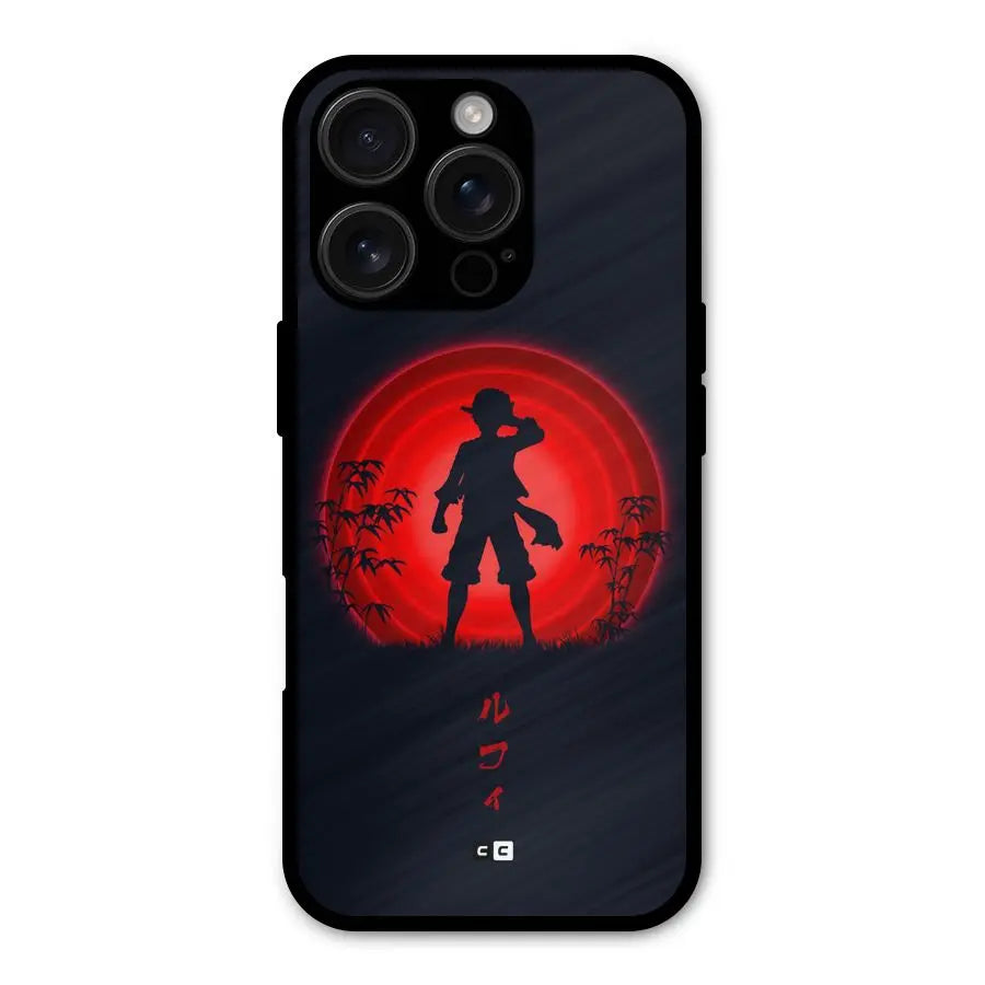 Dark Red Luffy Shockproof Hybrid Protection (Metal + TPU) Back Case Cover CoversCart