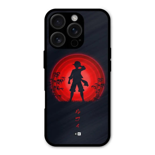 Dark Red Luffy Shockproof Hybrid Protection (Metal + TPU) Back Case Cover CoversCart