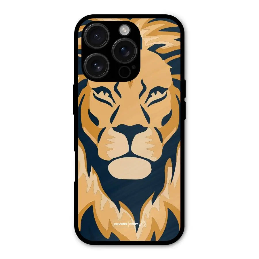 Designer Lion Shockproof Hybrid Protection (Metal + TPU) Back Case Cover CoversCart