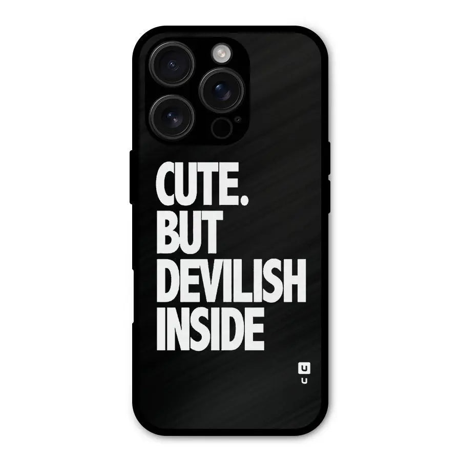 Devil Inside Shockproof Hybrid Protection (Metal + TPU) Back Case Cover CoversCart