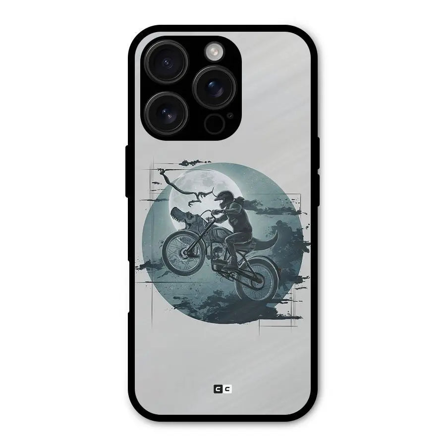 Dino Rider Shockproof Hybrid Protection (Metal + TPU) Back Case Cover CoversCart