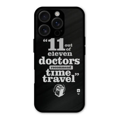 Doctors Recommend Time Travel Shockproof Hybrid Protection (Metal + TPU) Back Case Cover CoversCart