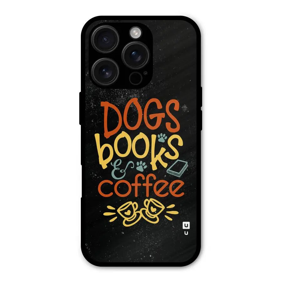 Dogs Books Coffee Shockproof Hybrid Protection (Metal + TPU) Back Case Cover CoversCart