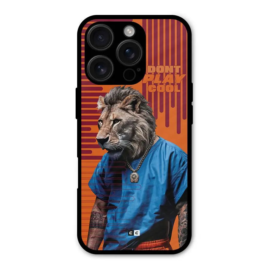 Dont Play Cool Shockproof Hybrid Protection (Metal + TPU) Back Case Cover CoversCart