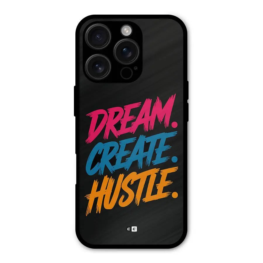 Dream Create Hustle Shockproof Hybrid Protection (Metal + TPU) Back Case Cover CoversCart