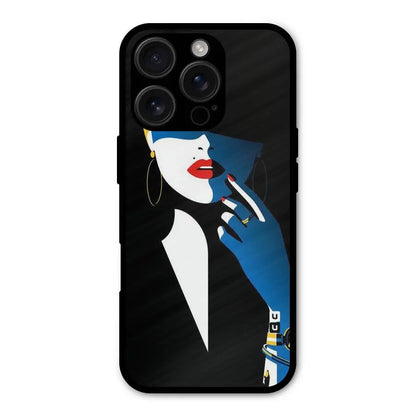 Elegant Woman Shockproof Hybrid Protection (Metal + TPU) Back Case Cover CoversCart