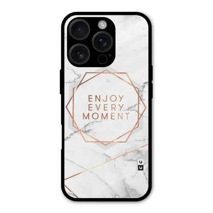Enjoy Every Moment Shockproof Hybrid Protection (Metal + TPU) Back Case Cover CoversCart