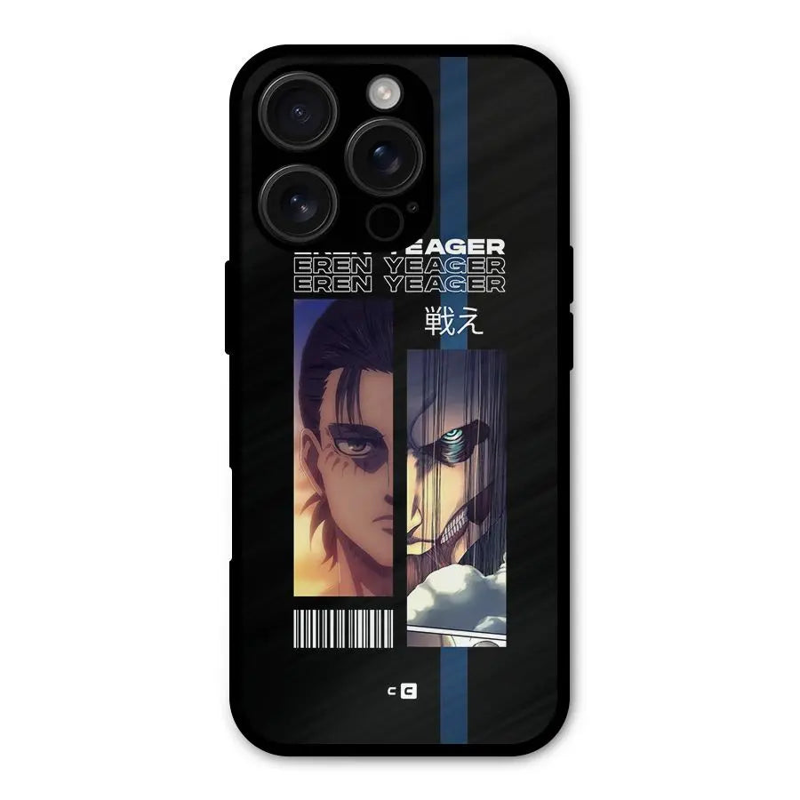 Eren Yeager Angry Shockproof Hybrid Protection (Metal + TPU) Back Case Cover CoversCart