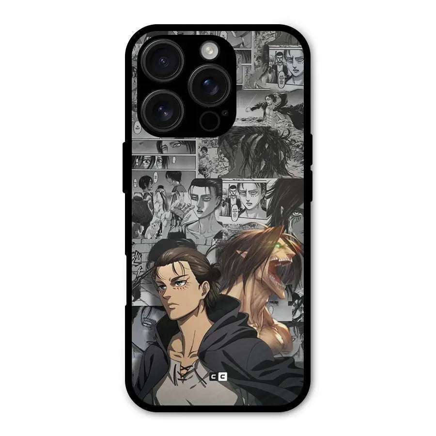 Eren Yeager Manga Shockproof Hybrid Protection (Metal + TPU) Back Case Cover CoversCart