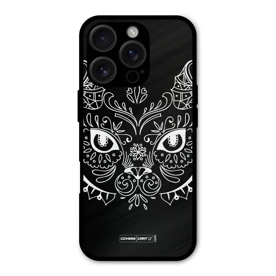 Ethnic Cat Design Shockproof Hybrid Protection (Metal + TPU) Back Case Cover CoversCart