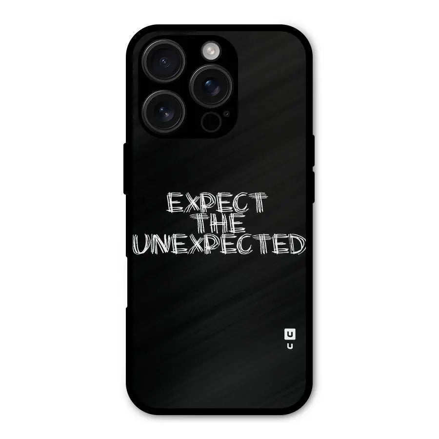 Expect The Unexpected Shockproof Hybrid Protection (Metal + TPU) Back Case Cover CoversCart