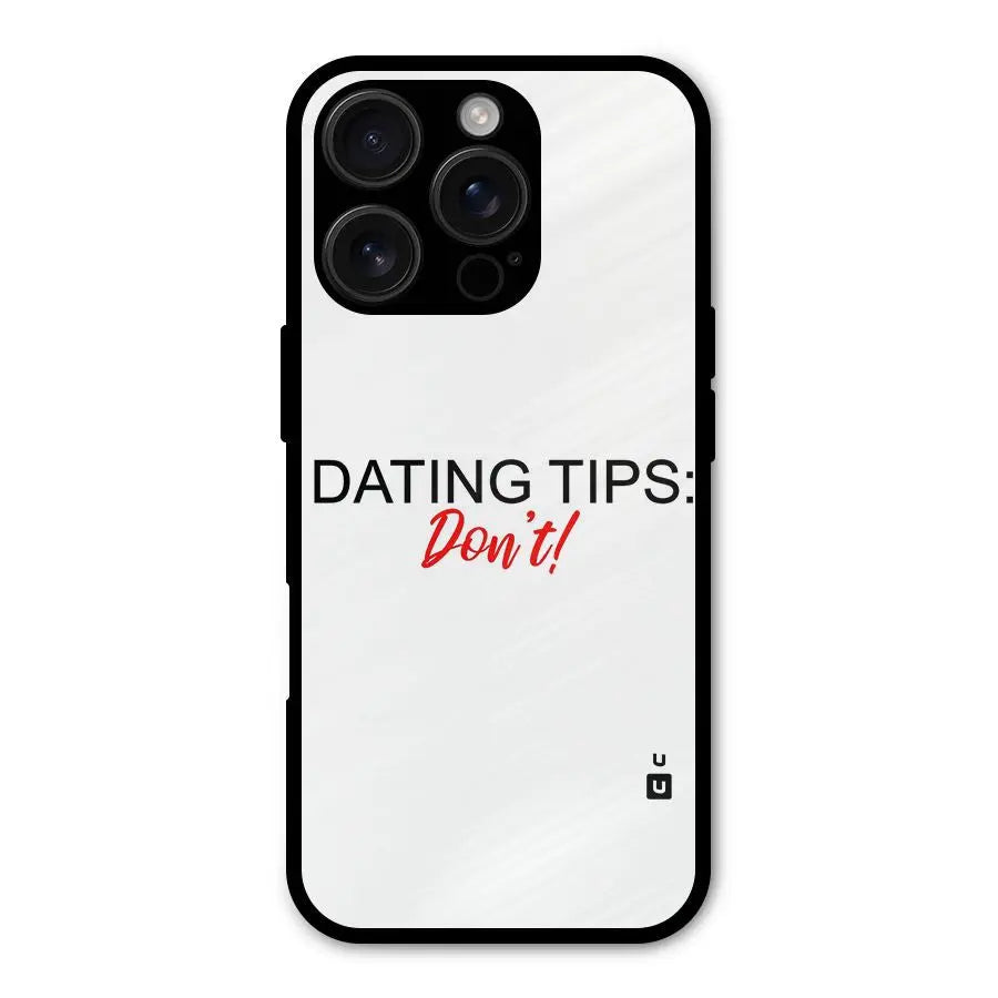 Expert Dating Tip Shockproof Hybrid Protection (Metal + TPU) Back Case Cover CoversCart