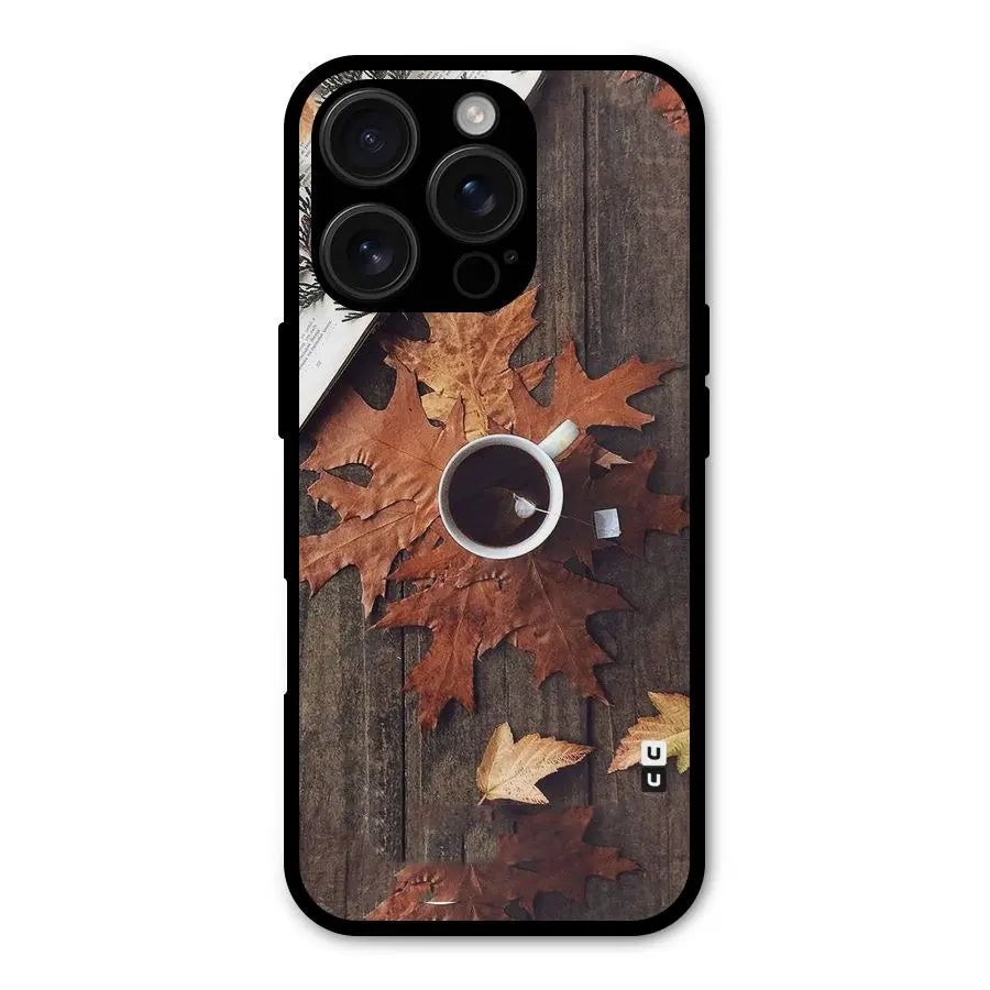 Fall Leaf Coffee Shockproof Hybrid Protection (Metal + TPU) Back Case Cover CoversCart