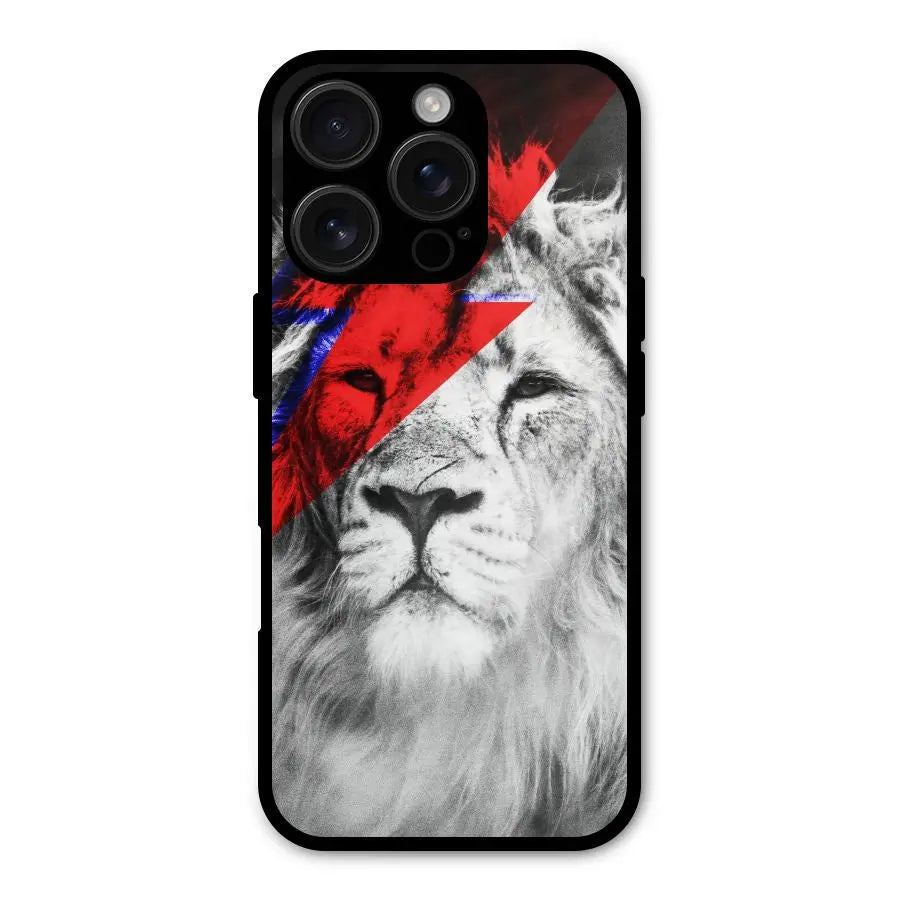 Fearless Lion Shockproof Hybrid Protection (Metal + TPU) Back Case Cover CoversCart