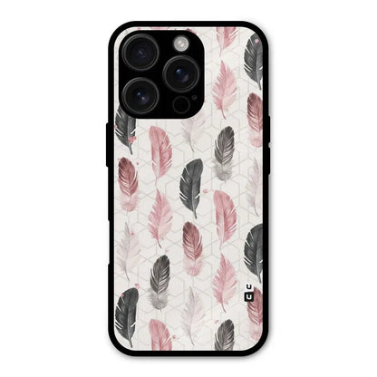Feather Line Pattern Shockproof Hybrid Protection (Metal + TPU) Back Case Cover CoversCart