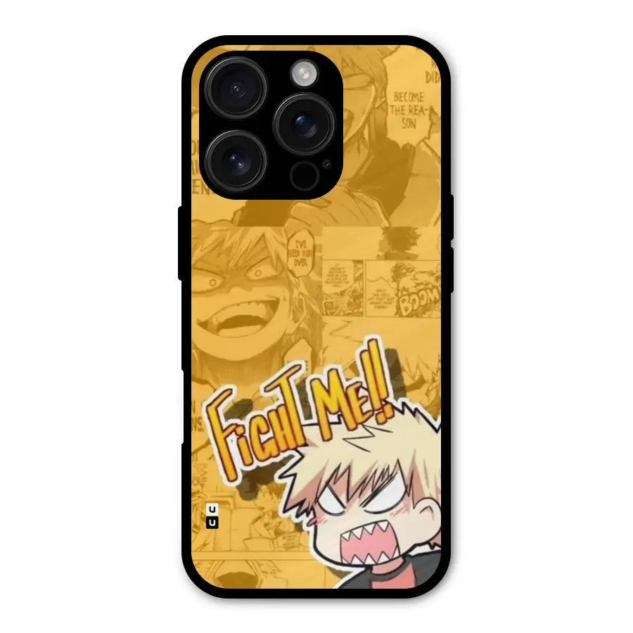 Fight Me Challenge Shockproof Hybrid Protection (Metal + TPU) Back Case Cover CoversCart