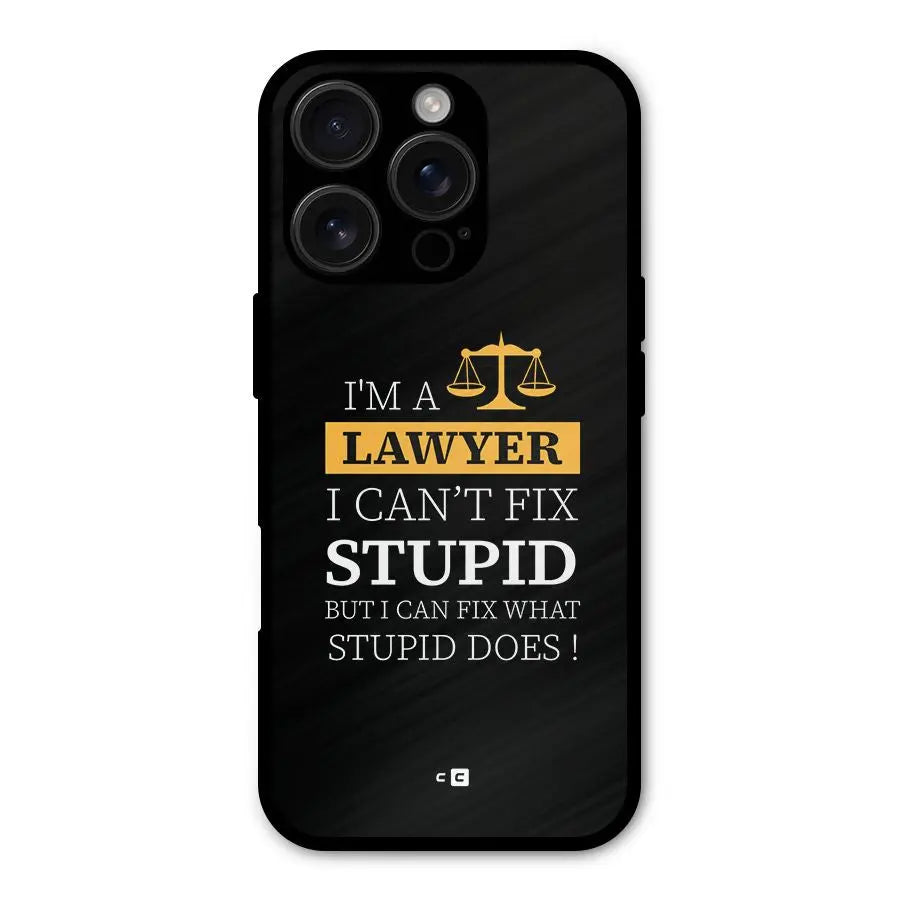 Fix Stupid Case Shockproof Hybrid Protection (Metal + TPU) Back Case Cover CoversCart