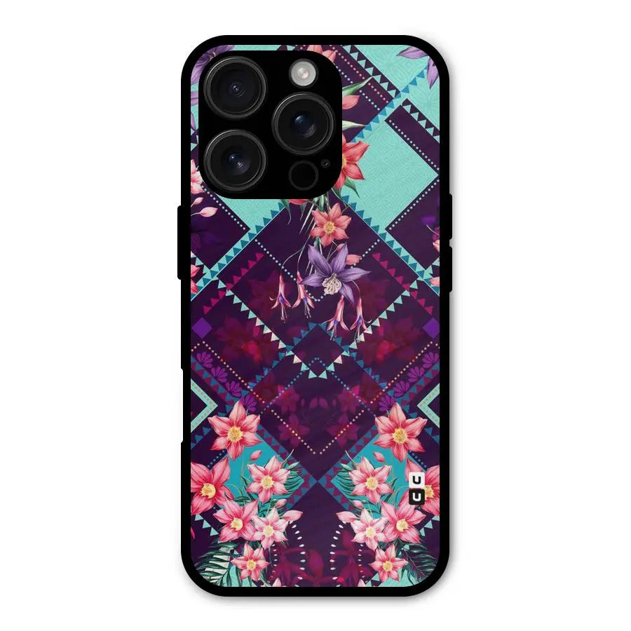 Floral Diamonds Shockproof Hybrid Protection (Metal + TPU) Back Case Cover CoversCart