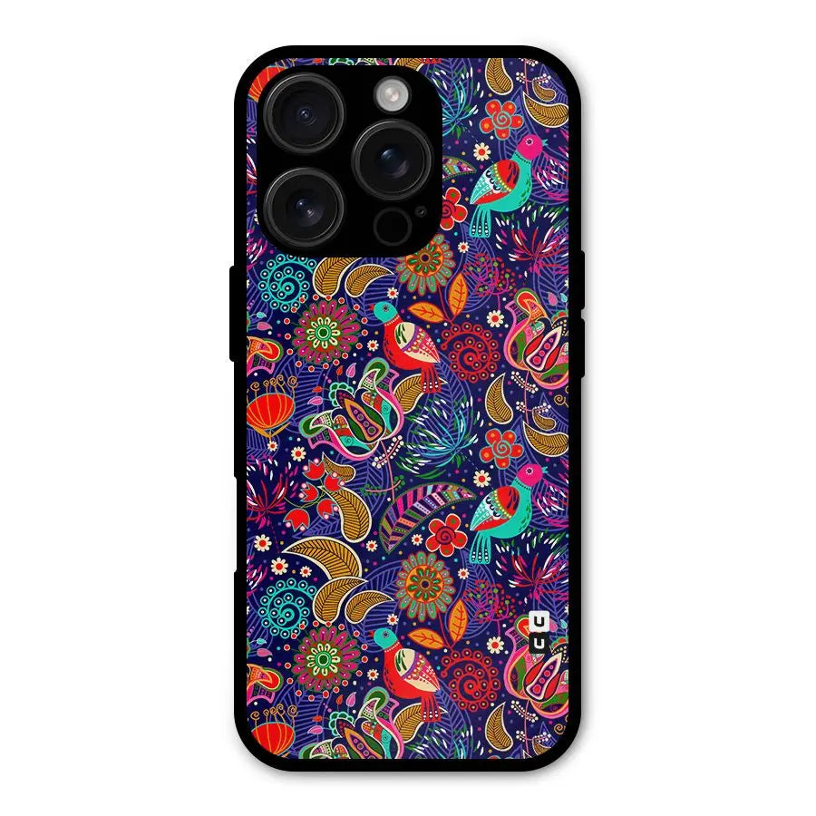 Floral Seamless Pattern Spring Flowers Shockproof Hybrid Protection (Metal + TPU) Back Case Cover CoversCart