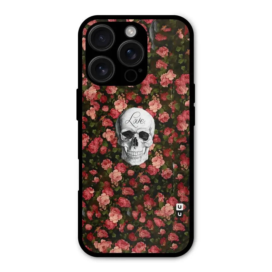 Floral Skull Love Shockproof Hybrid Protection (Metal + TPU) Back Case Cover CoversCart