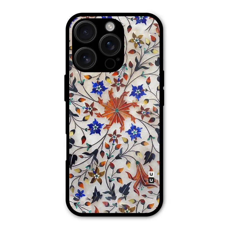 Floral Vintage Bloom Shockproof Hybrid Protection (Metal + TPU) Back Case Cover CoversCart