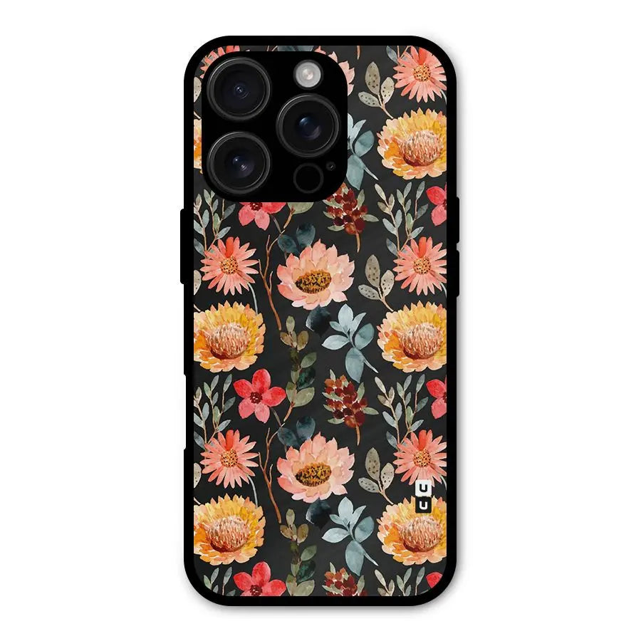 Florals Wonderful Pattern Shockproof Hybrid Protection (Metal + TPU) Back Case Cover CoversCart