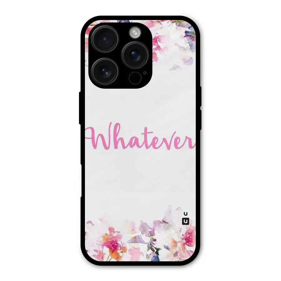 Flower Whatever Shockproof Hybrid Protection (Metal + TPU) Back Case Cover CoversCart