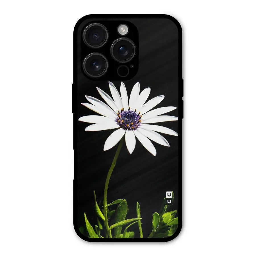 Flower White Spring Shockproof Hybrid Protection (Metal + TPU) Back Case Cover CoversCart