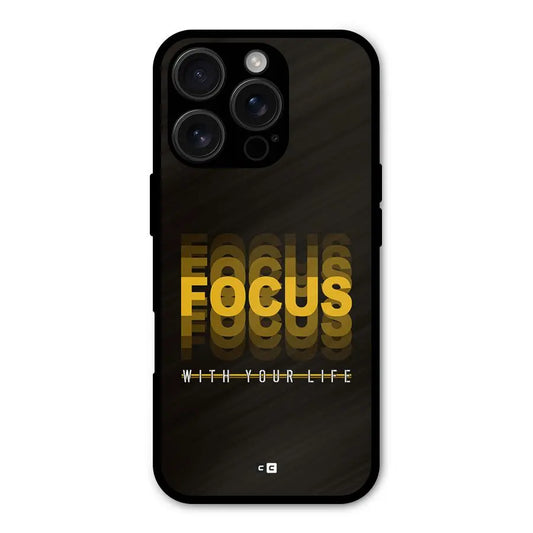 Focus Life Shockproof Hybrid Protection (Metal + TPU) Back Case Cover CoversCart