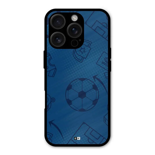 Football Texture Shockproof Hybrid Protection (Metal + TPU) Back Case Cover CoversCart