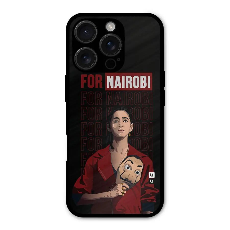 For Nairobi Money Heist Shockproof Hybrid Protection (Metal + TPU) Back Case Cover CoversCart