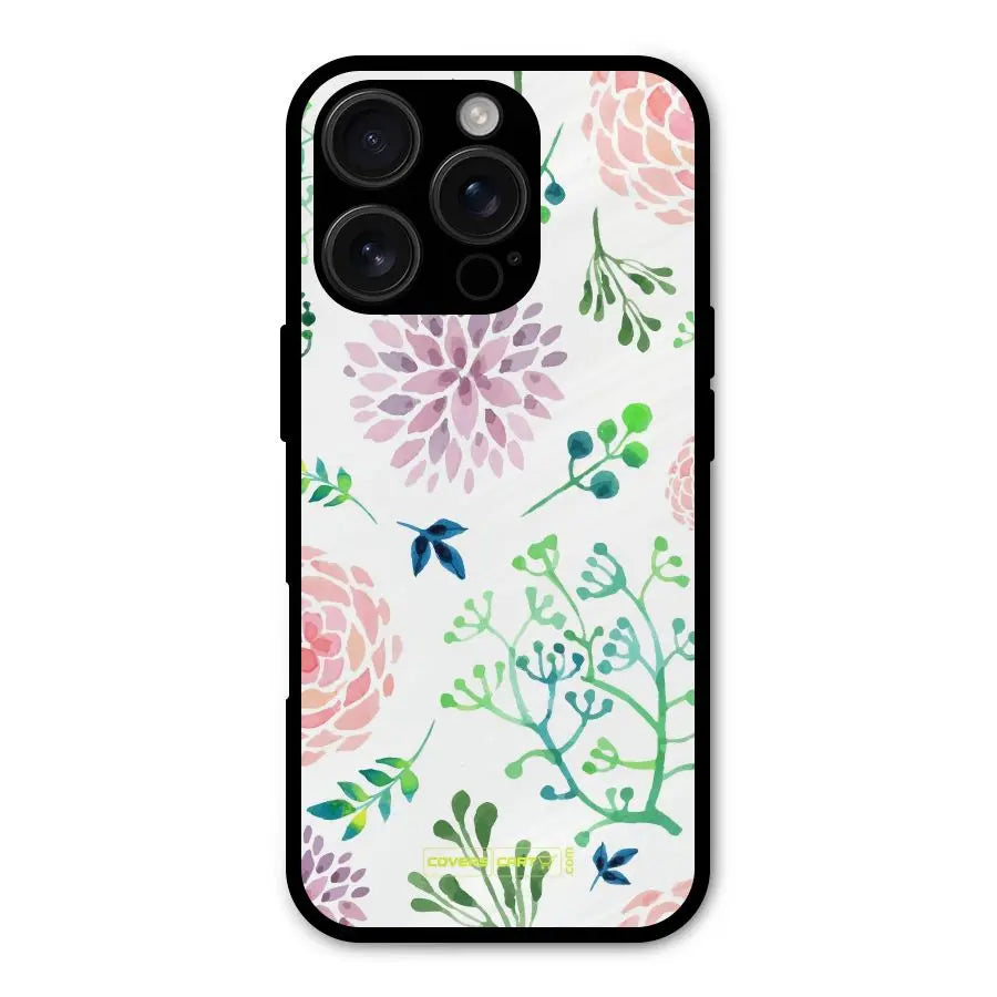 Fresh Floral Shockproof Hybrid Protection (Metal + TPU) Back Case Cover CoversCart