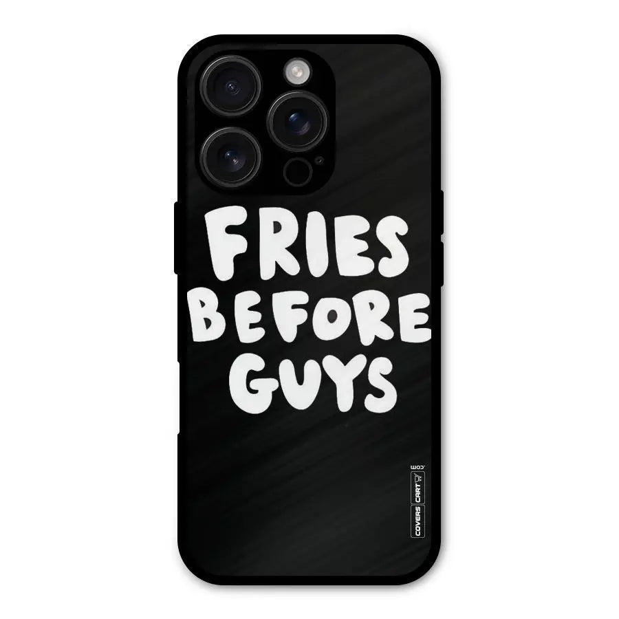 Fries Always Shockproof Hybrid Protection (Metal + TPU) Back Case Cover CoversCart