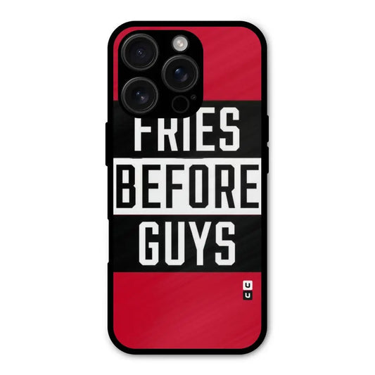 Fries Love Stripes Shockproof Hybrid Protection (Metal + TPU) Back Case Cover CoversCart