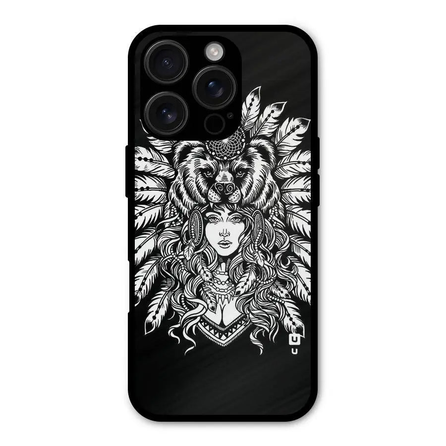 Girl Pattern Art Shockproof Hybrid Protection (Metal + TPU) Back Case Cover CoversCart
