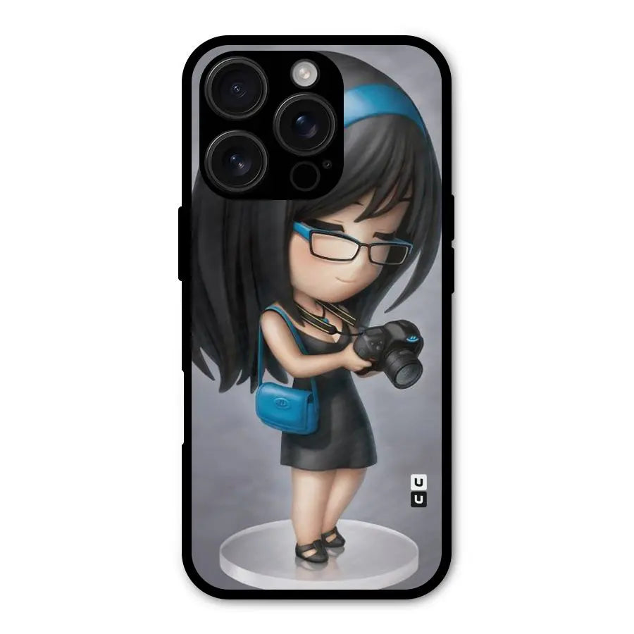 Girl With Camera Shockproof Hybrid Protection (Metal + TPU) Back Case Cover CoversCart