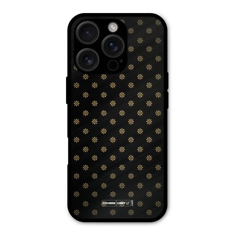 Golden Flowers Shockproof Hybrid Protection (Metal + TPU) Back Case Cover CoversCart