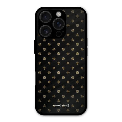 Golden Flowers Shockproof Hybrid Protection (Metal + TPU) Back Case Cover CoversCart