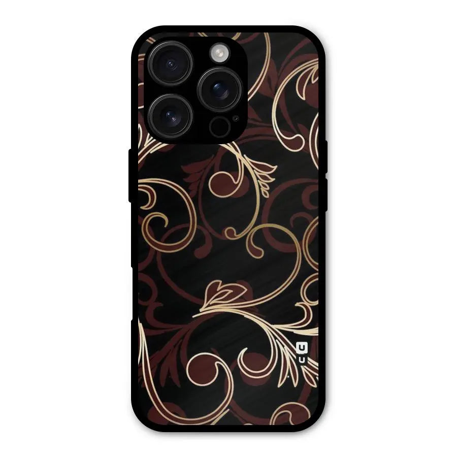 Golden Maroon Beauty Shockproof Hybrid Protection (Metal + TPU) Back Case Cover CoversCart