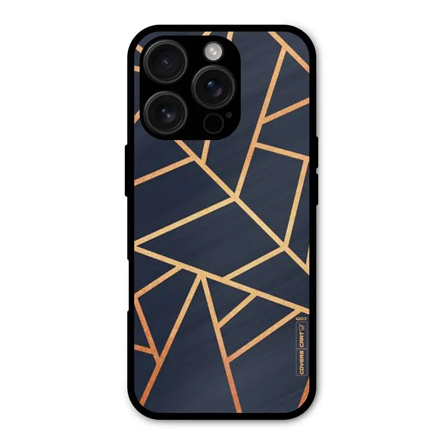 Golden Pattern Shockproof Hybrid Protection (Metal + TPU) Back Case Cover CoversCart