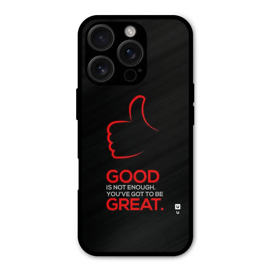 Good Great Shockproof Hybrid Protection (Metal + TPU) Back Case Cover CoversCart