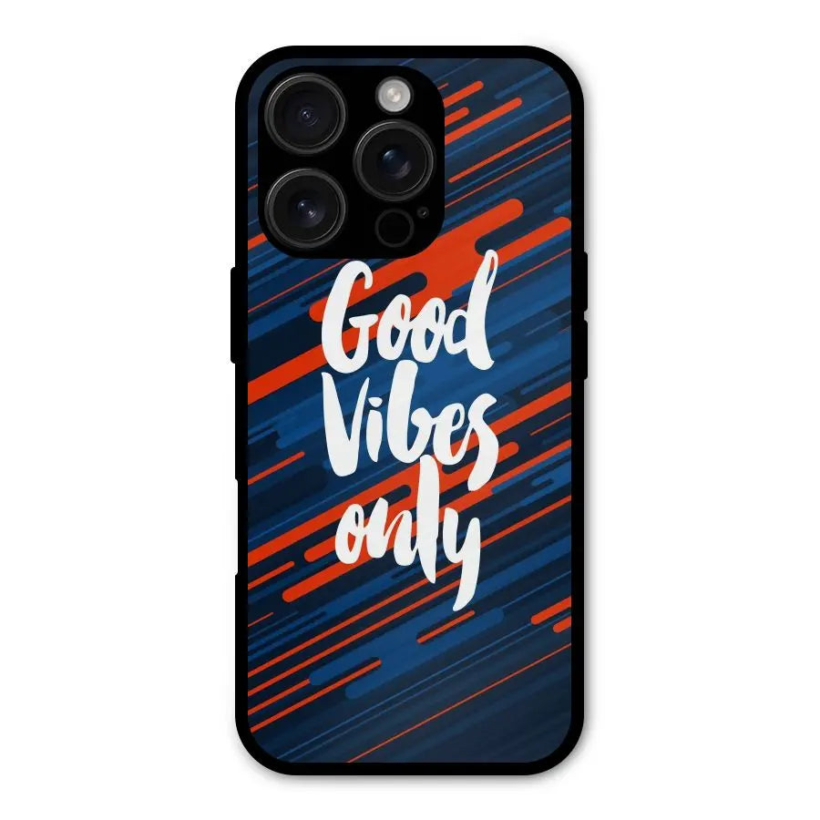 Good Vibes Only Shockproof Hybrid Protection (Metal + TPU) Back Case Cover CoversCart