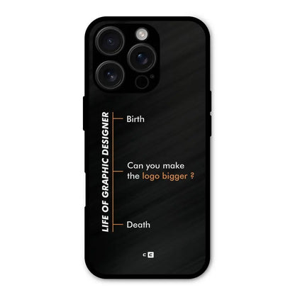 Graphic Designer Life Shockproof Hybrid Protection (Metal + TPU) Back Case Cover CoversCart
