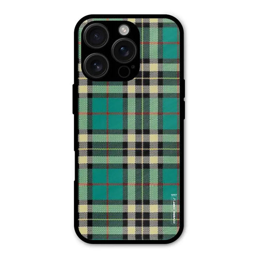 Green Check Shockproof Hybrid Protection (Metal + TPU) Back Case Cover CoversCart