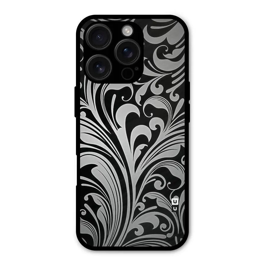 Grey Beauty Pattern Shockproof Hybrid Protection (Metal + TPU) Back Case Cover CoversCart