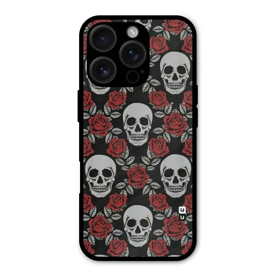Grey Skulls Shockproof Hybrid Protection (Metal + TPU) Back Case Cover CoversCart