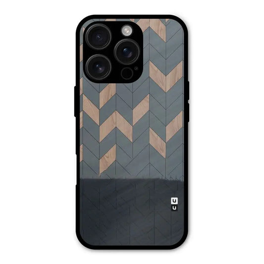Greyish Wood Design Shockproof Hybrid Protection (Metal + TPU) Back Case Cover CoversCart