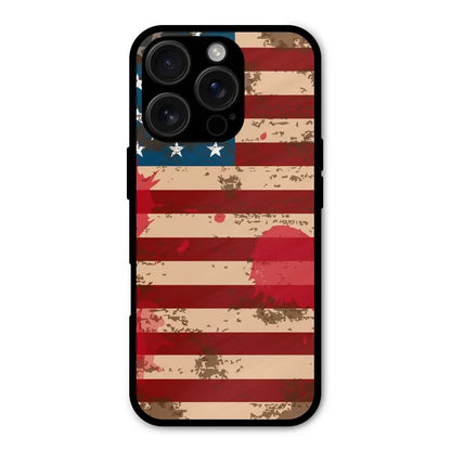 Grunge USA Flag Shockproof Hybrid Protection (Metal + TPU) Back Case Cover CoversCart