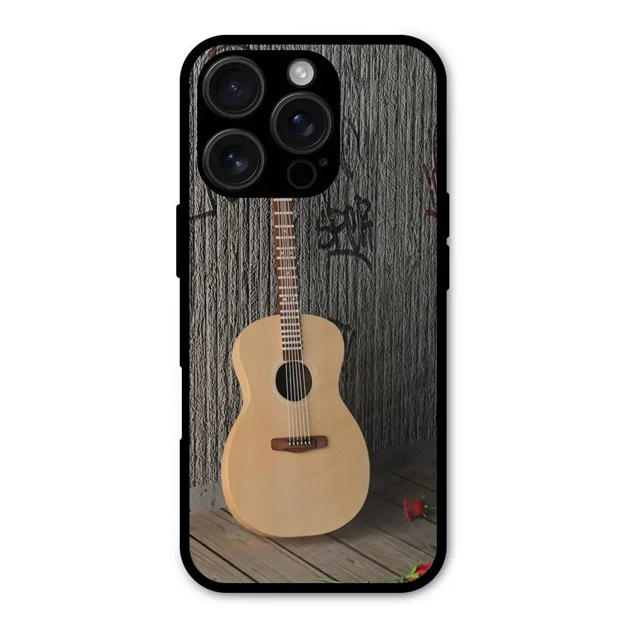 Guitar Classic Shockproof Hybrid Protection (Metal + TPU) Back Case Cover CoversCart